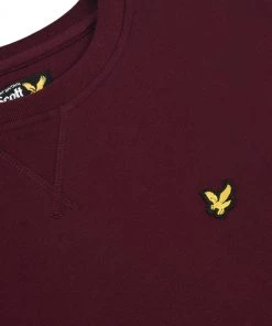 Lyle & Scott Purple Classic Crew-Neck Fleece -Lyle & Scott Outlet | Sale unnamed file 1633 scaled