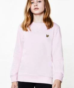 Lyle & Scott Boys Pink Classic Crew Neck Sweatshirt