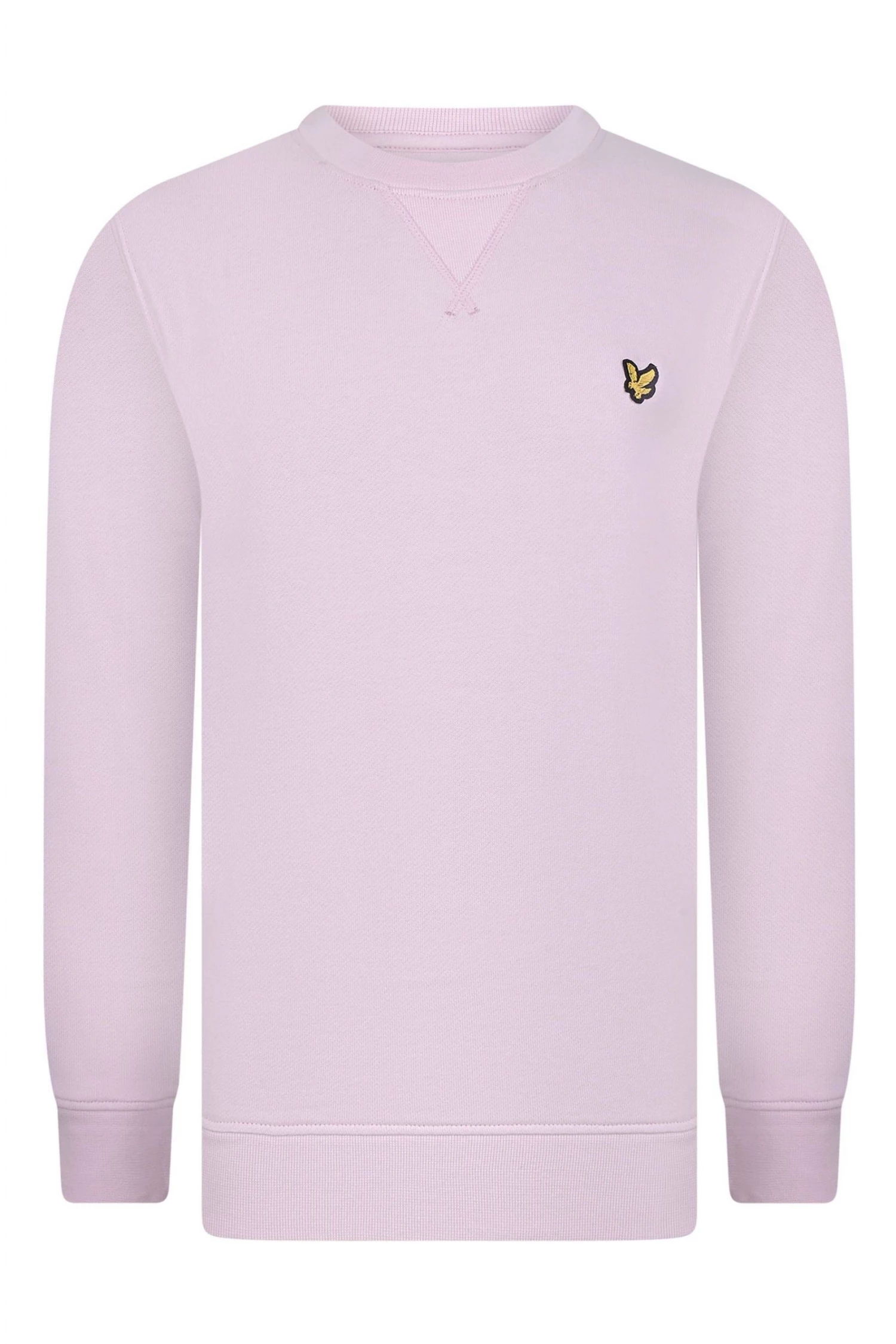 Lyle & Scott Boys Pink Classic Crew Neck Sweatshirt 2 Lyle & Scott Boys Pink Classic Crew Neck Sweatshirt - Image 2