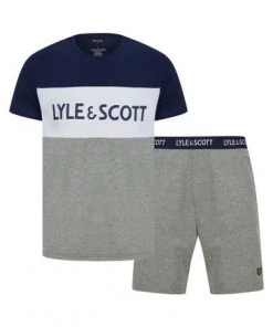 Lyle & Scott Blue Steven Loungewear Set -Lyle & Scott Outlet | Sale unnamed file 1646