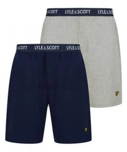Lyle & Scott Blue Adam Loungewear Shorts 2 Pack -Lyle & Scott Outlet | Sale unnamed file 1653