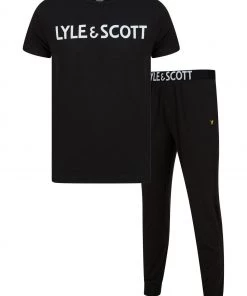 Lyle & Scott Black Eric Loungewear Set