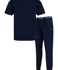 Lyle & Scott Maddox Blue Premium Loungewear Set