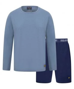 Lyle & Scott Blue Lounge Set