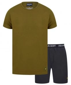 Lyle & Scott Black Lounge Set