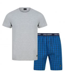 Lyle & Scott Blue Kyle Loungewear Set