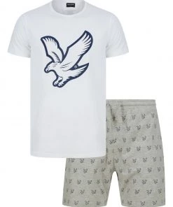 Lyle & Scott Grey Griffin Loungewear Set