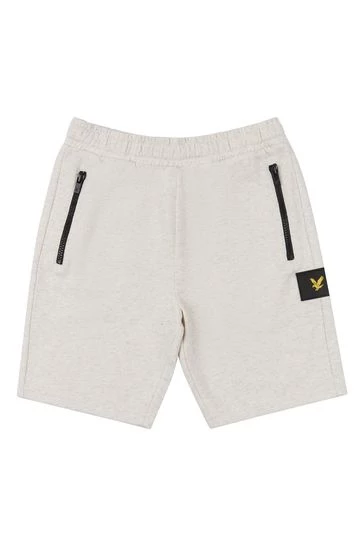 Lyle & Scott Grey Zip LB Shorts 4 Lyle & Scott Grey Zip LB Shorts - Image 4