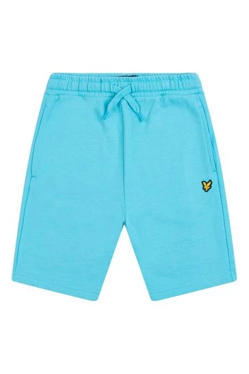 Lyle & Scott Blue Classic Sweat Shorts 4 Lyle & Scott Blue Classic Sweat Shorts - Image 4