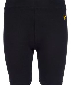 Lyle & Scott Black Biker Shorts