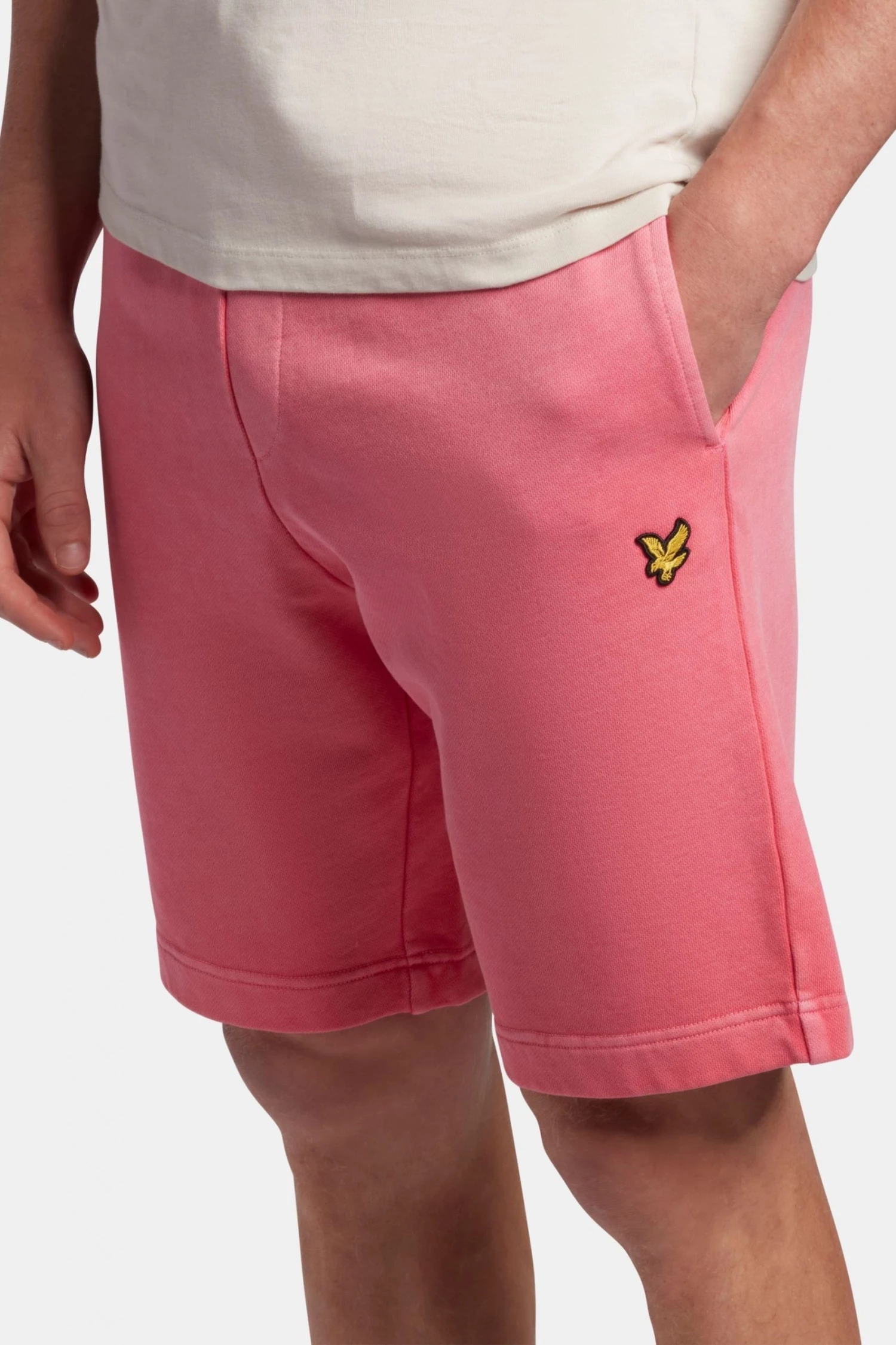 Lyle & Scott Pigment Dye Sweat Shorts Yellow 5 Lyle & Scott Pigment Dye Sweat Shorts Yellow - Image 5