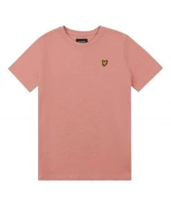 Lyle & Scott Pink Marl Slub T-Shirt