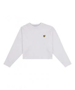 Lyle & Scott White LS Step Hem Top -Lyle & Scott Outlet | Sale unnamed file 191