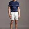 Lyle & Scott Denim Shorts Ecru White