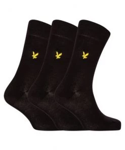 Lyle & Scott Black Socks 3 Pack -Lyle & Scott Outlet | Sale unnamed file 1943