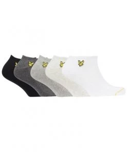 Lyle & Scott White Trainer Socks 5 Pack -Lyle & Scott Outlet | Sale unnamed file 1954
