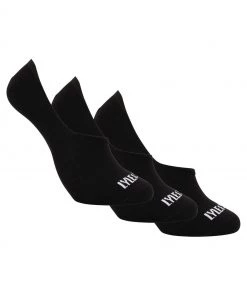 Lyle & Scott Black Invisible Trainer Socks 3 Pack