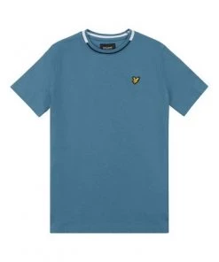 Lyle & Scott Blue Tipped T-Shirt -Lyle & Scott Outlet | Sale unnamed file 197