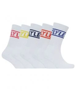 Lyle & Scott Lyle And Scott White Ray Sports Socks 5 Pack -Lyle & Scott Outlet | Sale unnamed file 1971