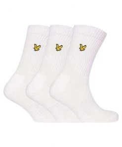 Lyle & Scott White Sport Socks 3 Pack -Lyle & Scott Outlet | Sale unnamed file 1974