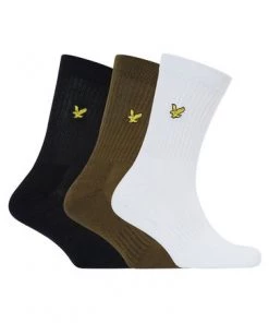 Lyle & Scott Lyle And Scott White Hamilton Sports Sock 3 Pack -Lyle & Scott Outlet | Sale unnamed file 1988