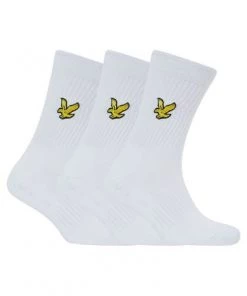 Lyle & Scott Lyle And Scott White Myles Sports Socks 3 Pack -Lyle & Scott Outlet | Sale unnamed file 2014