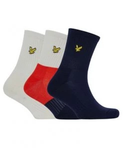 Lyle & Scott Lyle And Scott Blue Colton Sports Socks 3 Pack -Lyle & Scott Outlet | Sale unnamed file 2041