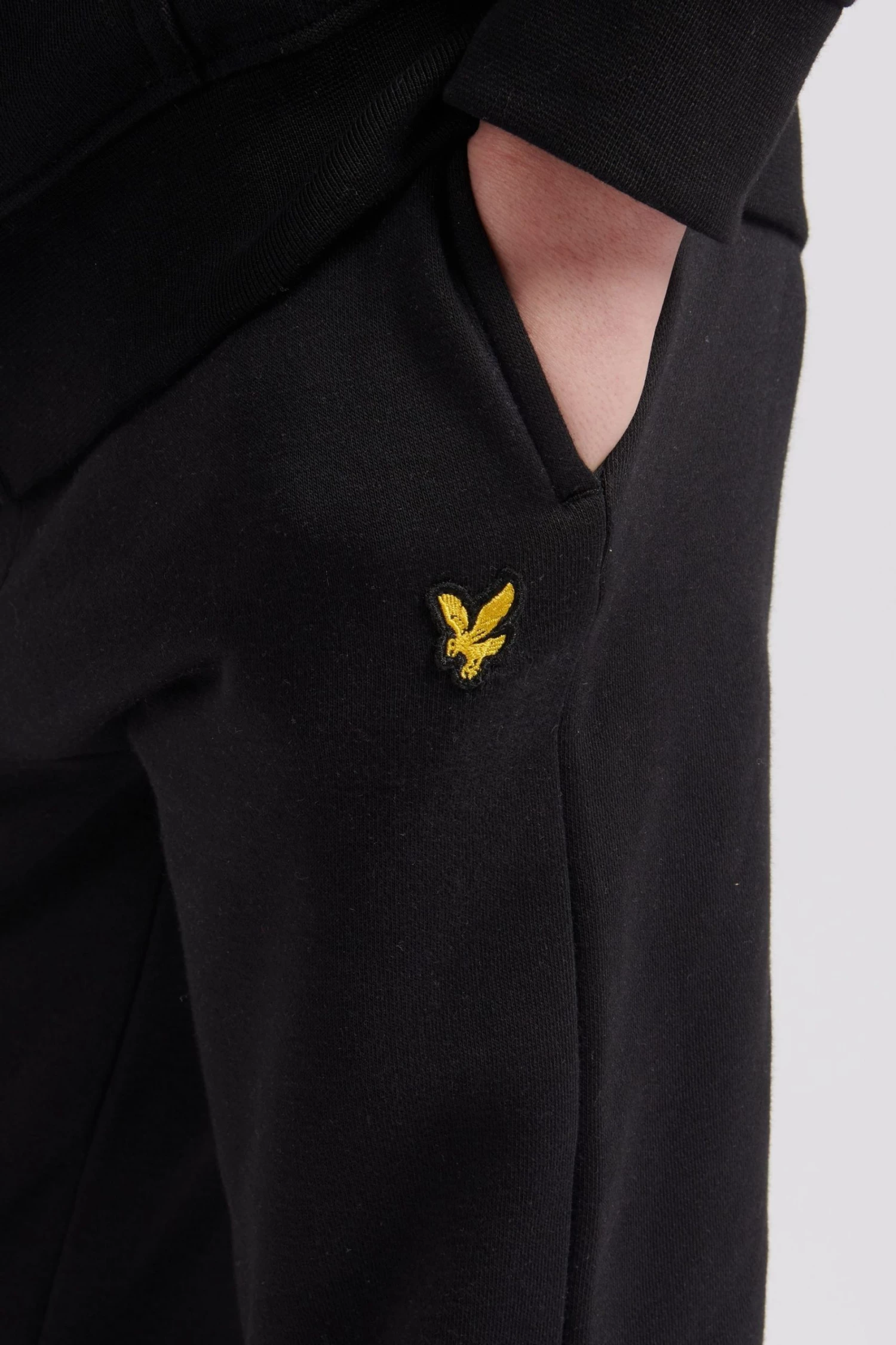 Lyle & Scott Boys Fleece Joggers Navy Blue 3 Lyle & Scott Boys Fleece Joggers Navy Blue - Image 3