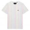 Lyle & Scott Mens Multi Stripe T-Shirt Navy