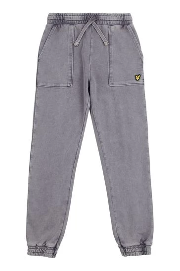 Lyle & Scott Grey Acid Wash BB Sweatpants 4 Lyle & Scott Grey Acid Wash BB Sweatpants - Image 4