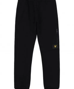 Lyle & Scott Black Zip Pocket LB Joggers