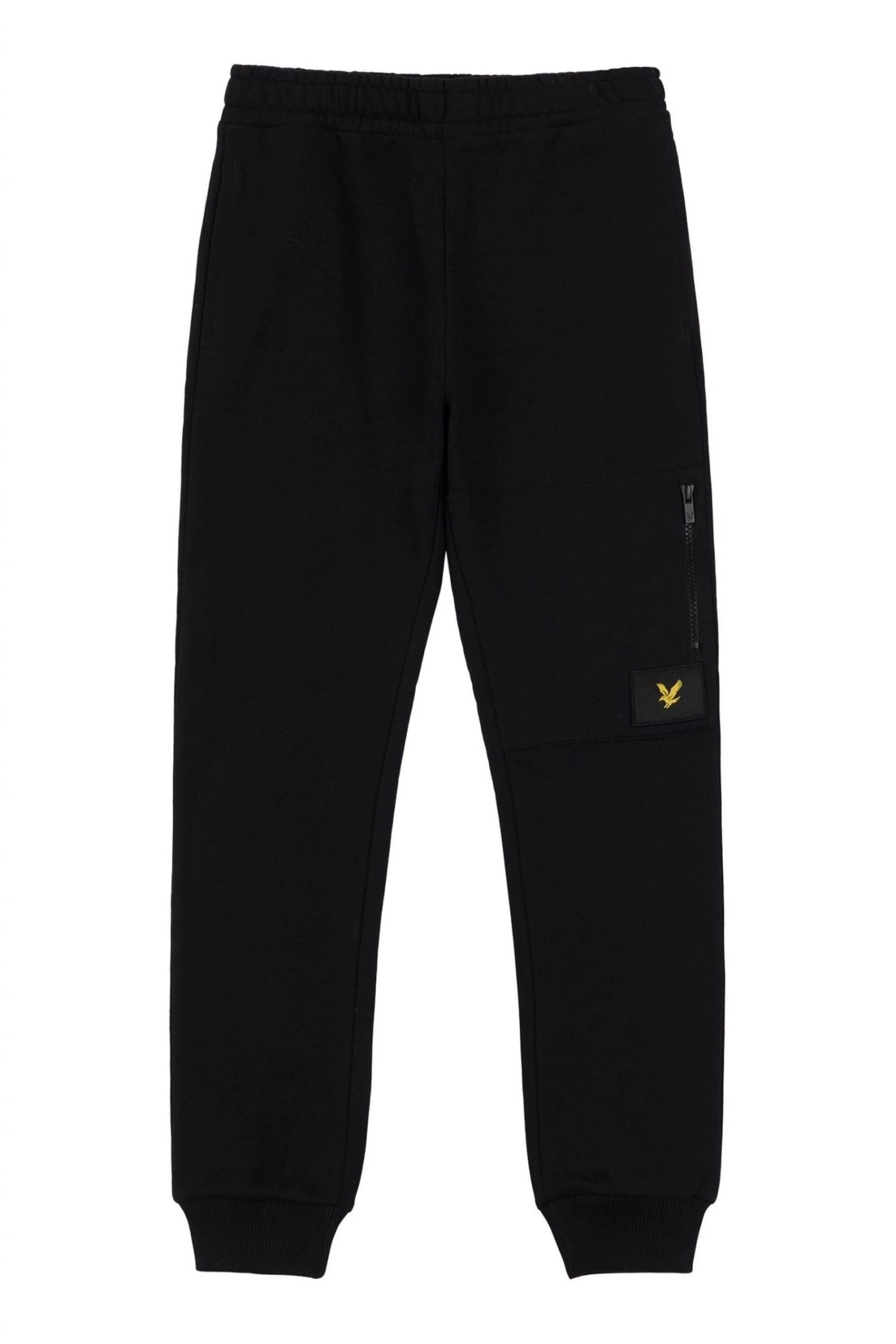 Lyle & Scott Black Zip Pocket LB Joggers 1 Lyle & Scott Black Zip Pocket LB Joggers