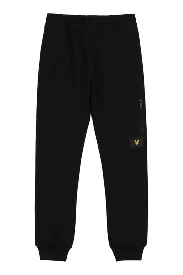 Lyle & Scott Black Zip Pocket LB Joggers 4 Lyle & Scott Black Zip Pocket LB Joggers - Image 4