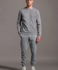 Lyle & Scott Grey Slim Sweat Pants