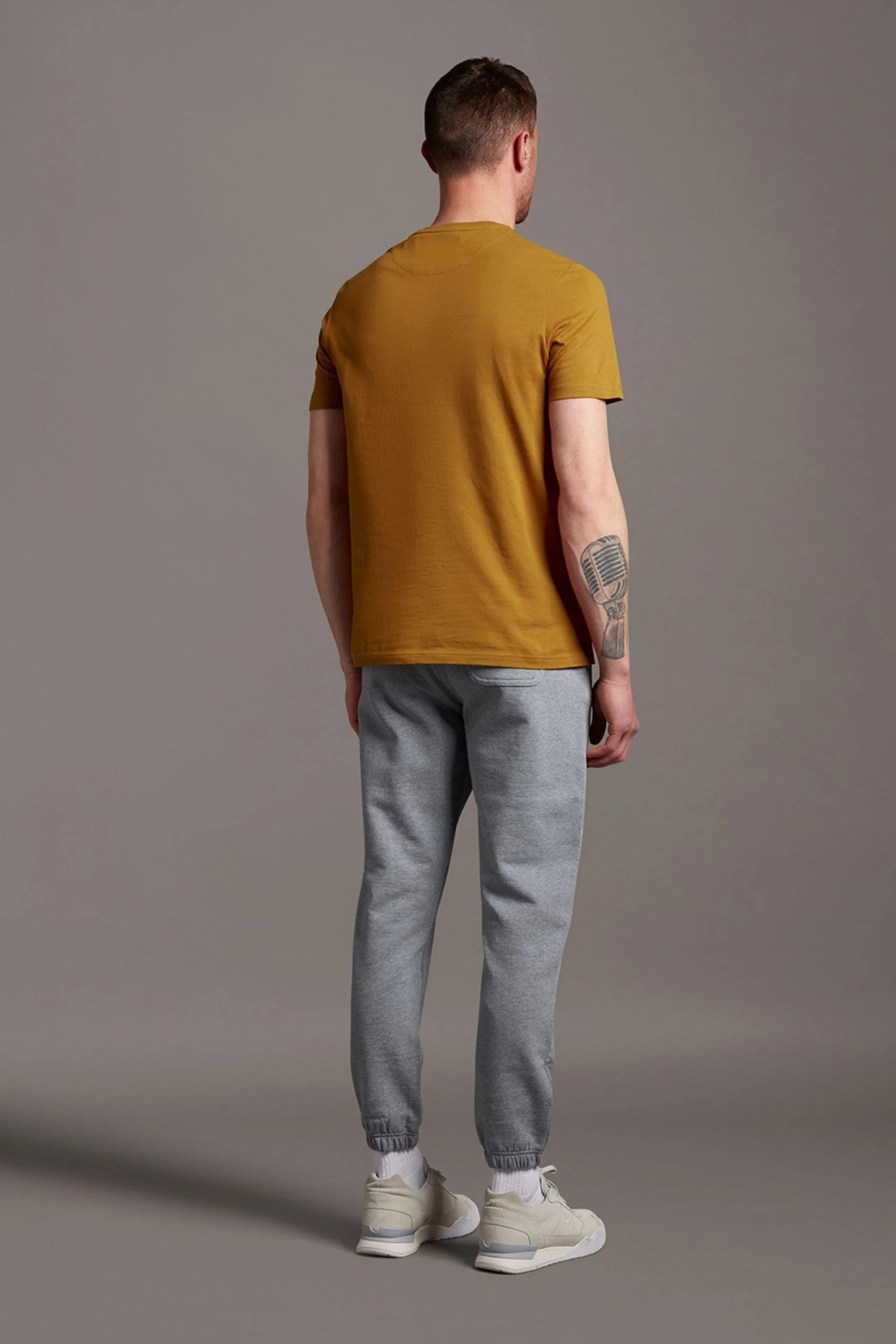 Lyle & Scott Grey Slim Sweat Pants 2 Lyle & Scott Grey Slim Sweat Pants - Image 2