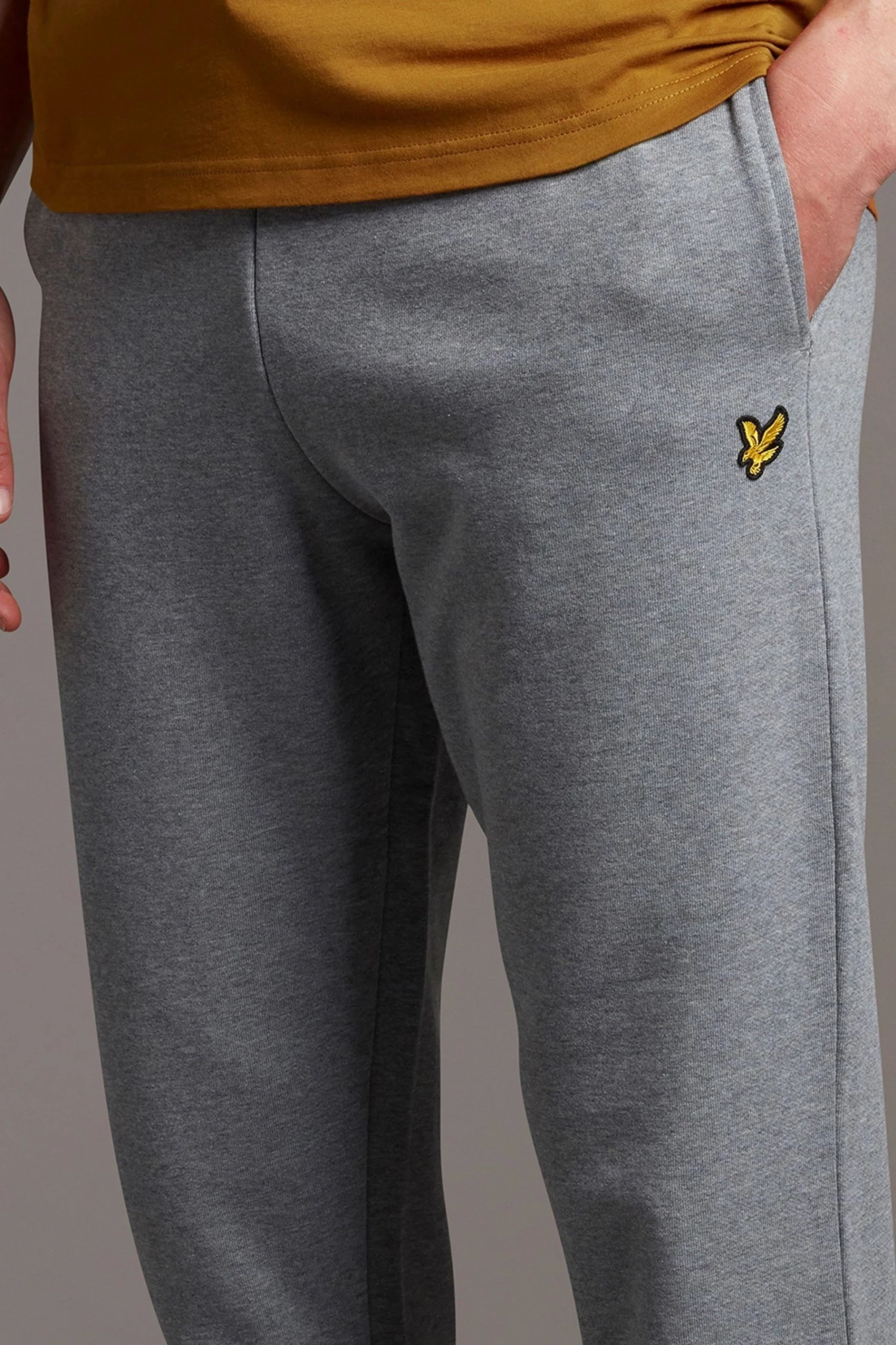 Lyle & Scott Grey Slim Sweat Pants 4 Lyle & Scott Grey Slim Sweat Pants - Image 4