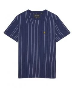 Lyle & Scott Mens Multi Stripe T-Shirt Navy -Lyle & Scott Outlet | Sale unnamed file 208