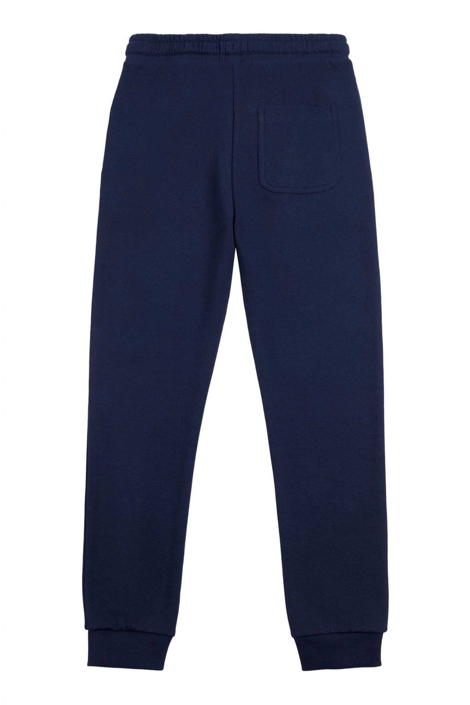 Lyle & Scott Blue Pique Jersey Lined Joggers 2 Lyle & Scott Blue Pique Jersey Lined Joggers - Image 2