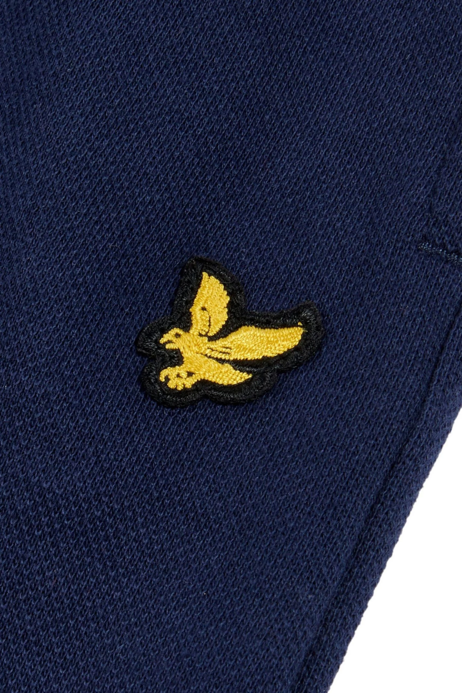 Lyle & Scott Blue Pique Jersey Lined Joggers 3 Lyle & Scott Blue Pique Jersey Lined Joggers - Image 3