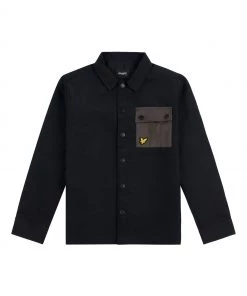 Lyle & Scott Black Ripstop Shacket