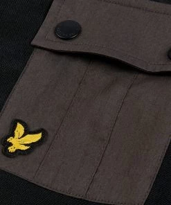 Lyle & Scott Black Ripstop Shacket -Lyle & Scott Outlet | Sale unnamed file 2108 scaled