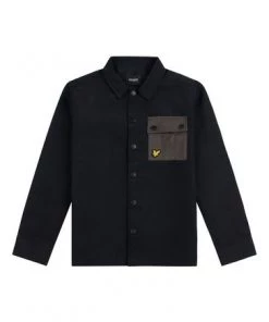Lyle & Scott Black Ripstop Shacket -Lyle & Scott Outlet | Sale unnamed file 2109