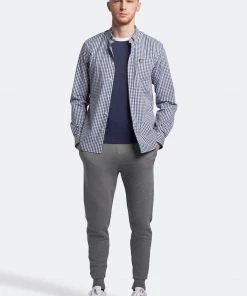 Lyle & Scott Blue LS Slim Fit Gingham Shirt 8 Lyle & Scott Blue LS Slim Fit Gingham Shirt -Lyle & Scott Outlet | Sale unnamed file 2112 scaled