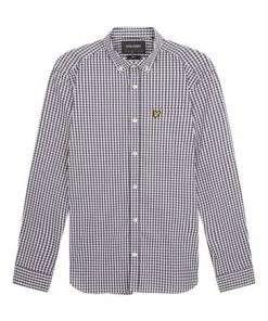 Lyle & Scott Blue LS Slim Fit Gingham Shirt 11 Lyle & Scott Blue LS Slim Fit Gingham Shirt -Lyle & Scott Outlet | Sale unnamed file 2115