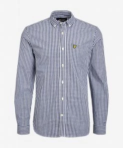 Lyle & Scott Navy Gingham Shirt