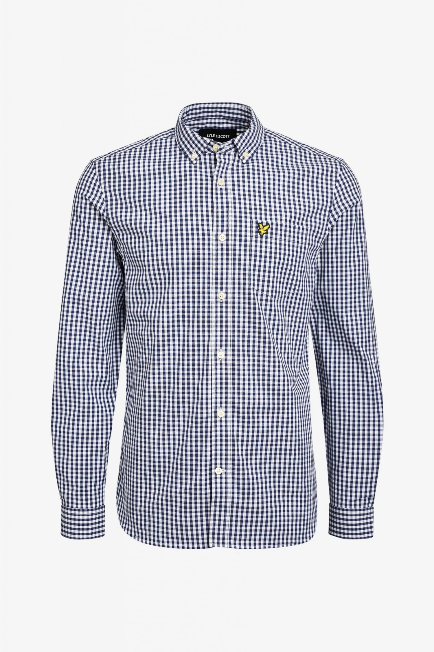 Lyle & Scott Navy Gingham Shirt 1 Lyle & Scott Navy Gingham Shirt