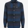 Lyle & Scott Navy Blue Artisan Stripe Shirt