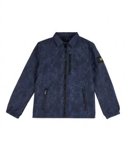 Lyle & Scott Black Mineral Pocket Shacket