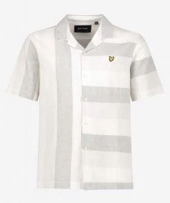 Lyle & Scott White Short Sleeve Artisan Resort Shirt