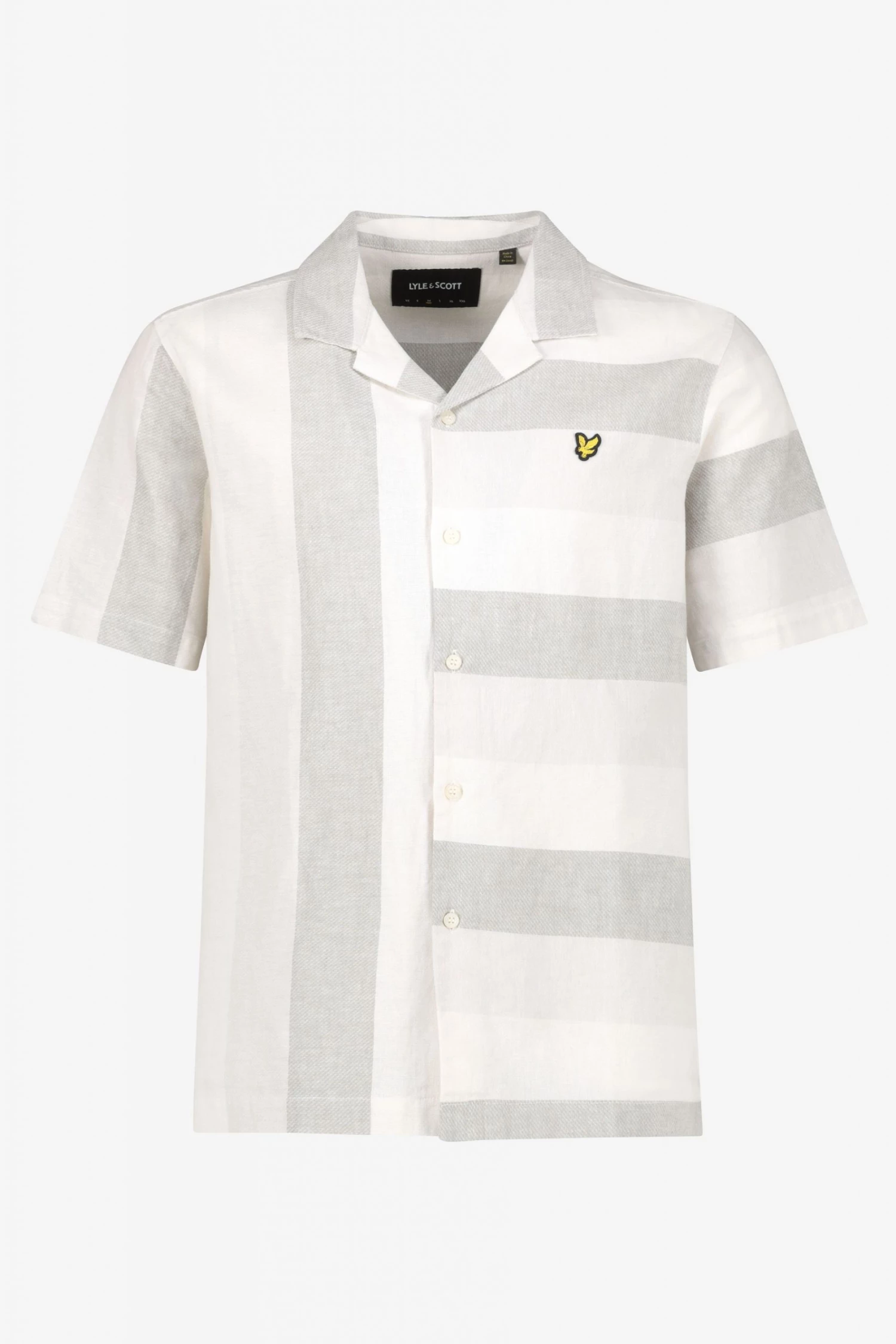 Lyle & Scott White Short Sleeve Artisan Resort Shirt 1 Lyle & Scott White Short Sleeve Artisan Resort Shirt